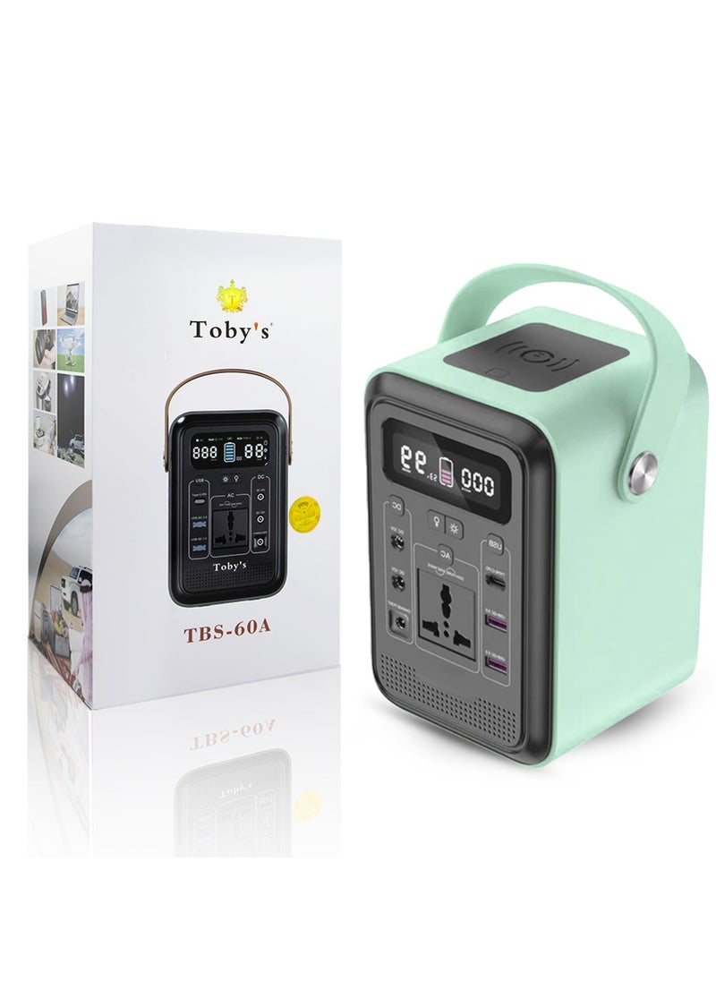 Toby's Toby's Wireless Charger 60A Power Station Lithium Battery 60000mAh Portable Power Station With Inverter Car Jump Starter 60A And 222WH Capacity  - Image 1