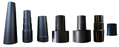 Mountain Trades Dust Collection Fittings Shop Vac Hose Adapter Compatible With Dewalt, Ryobi, Craftsman, Rigid, Metabo Power Tools Dust Ports For Connecting To 2 1/2 Inch Dust Collector Hose / 2.5in wet dry vac hose - Image 1