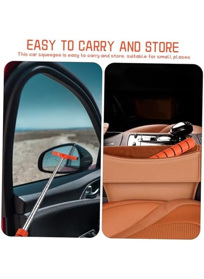 VALICLUD Retractable Car Windshield Squeegee Cleaner Tool Adjustable for Windows and Side Mirrors - Image 5