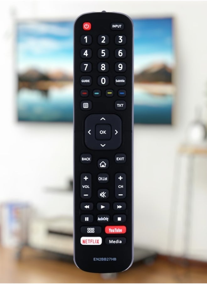 Generic - EN2BB27H Remote Control Replace For Hisense LED Smart TV EN2BB27HB EN2BB27 H32A5840 H43AE6030 H32B5600 H39AE5500 H40B5600 - Image 1