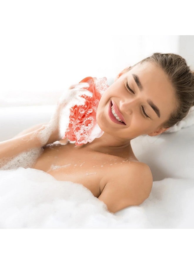 Fu Store Loofah Sponge 70Gpiece Bath Sponges Shower Loofahs Mesh Balls For Body Scrubber Wash Exfoliating Bathroom Men Women4 Pack Scrubber Cleaning Loofah Bathing Accessories - Image 4