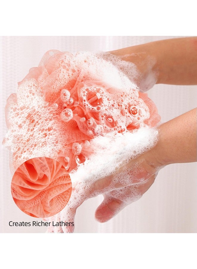 Fu Store Loofah Sponge 70Gpiece Bath Sponges Shower Loofahs Mesh Balls For Body Scrubber Wash Exfoliating Bathroom Men Women4 Pack Scrubber Cleaning Loofah Bathing Accessories - Image 2