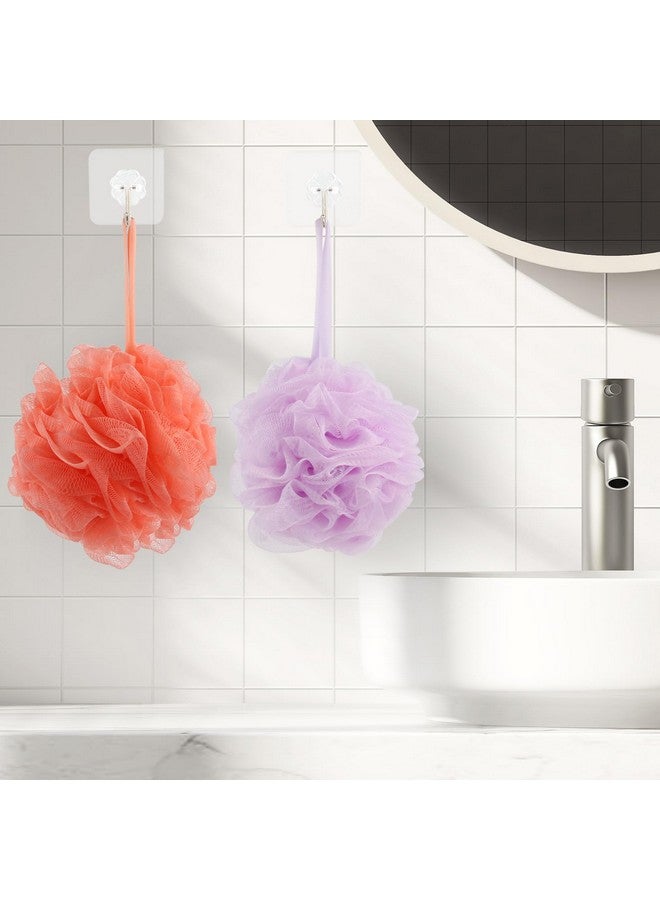 Fu Store Loofah Sponge 70Gpiece Bath Sponges Shower Loofahs Mesh Balls For Body Scrubber Wash Exfoliating Bathroom Men Women4 Pack Scrubber Cleaning Loofah Bathing Accessories - Image 5