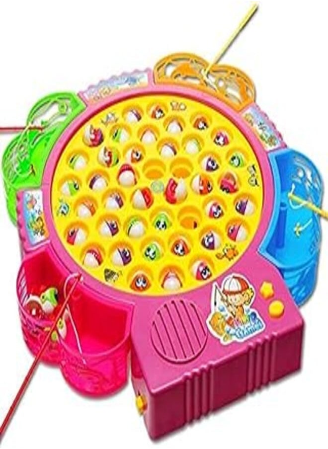 OR Battery Operated Fishing Toy with 42 Fishes and 4 Fishing Rods 
