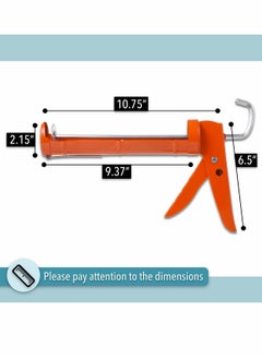 Excefore Caulking Gun, Silicone Gun, 10:1 Thrust Ratio, Hand Caulking Guns, Caulk Gun, Caulk Gun for Silicone, No Drip Caulk Gun, Gun Caulk, Sealant Gun, Caulk Gun  - Image 2