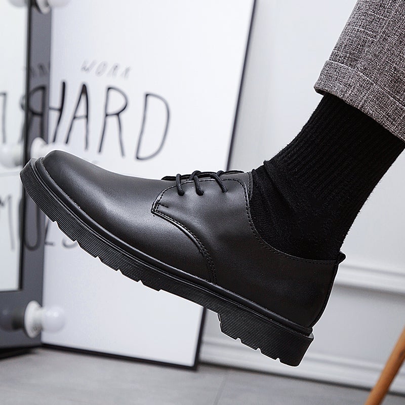 Teenagers Suit Leather Shoes Men'S Trendy All-Match Junior High School And Primary School Students Middle School Children'S Small Leather Shoes Performance Boys Trendy Shoes - Image 5