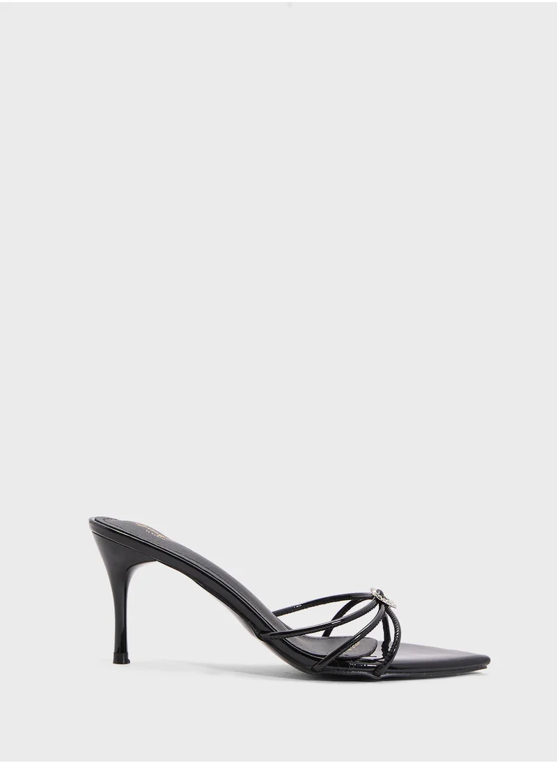 Ginger Pointed Heeled Sandal