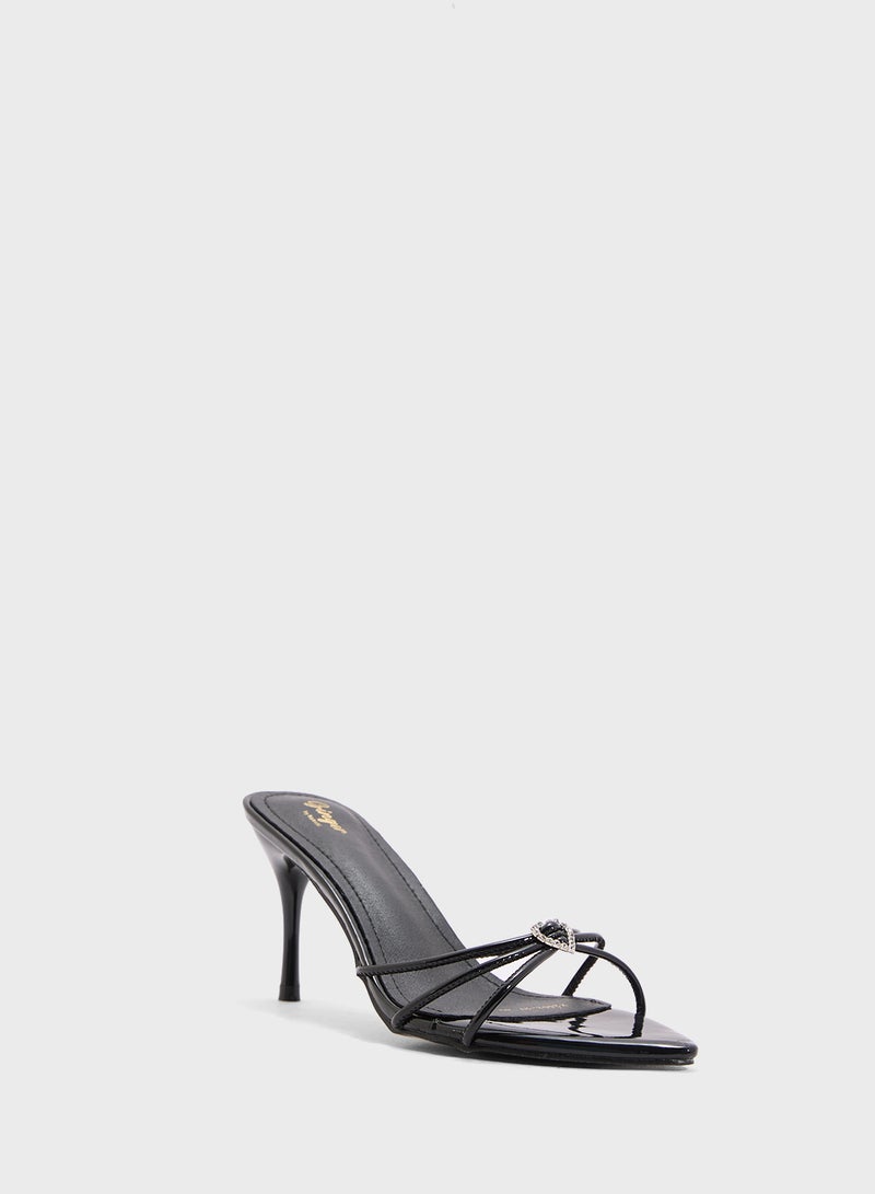 Ginger Pointed Heeled Sandal  - Image 2