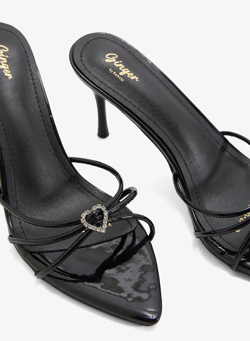 Ginger Pointed Heeled Sandal