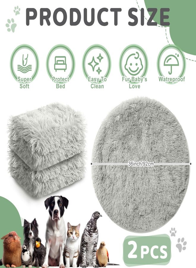Clysee 2 Pcs Guinea Pig Bed Mat Warm Small Pet Christmas Blankets Dog Bedding Guinea Pig Fleece Cage Liners Washable Waterproof Mats Sleep Pad Cover Hamster Cat Dog Cage Liners Accessories - Image 2