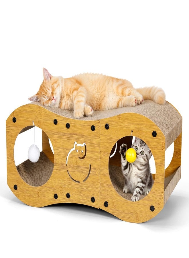 Gimars Wood Grain Irregular Cat House, MZB-8S-M - Image 1