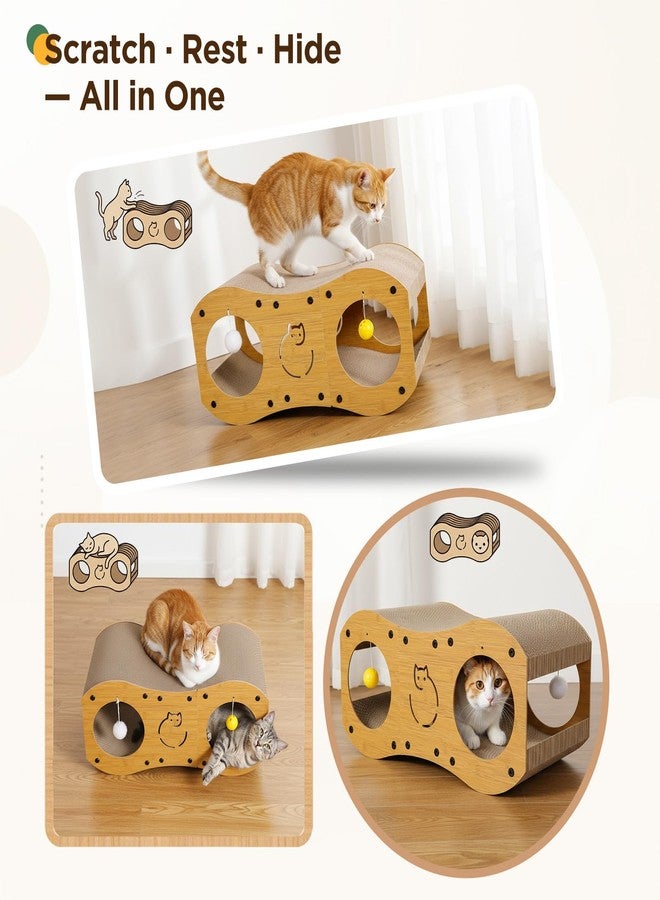 Gimars Wood Grain Irregular Cat House, MZB-8S-M - Image 2