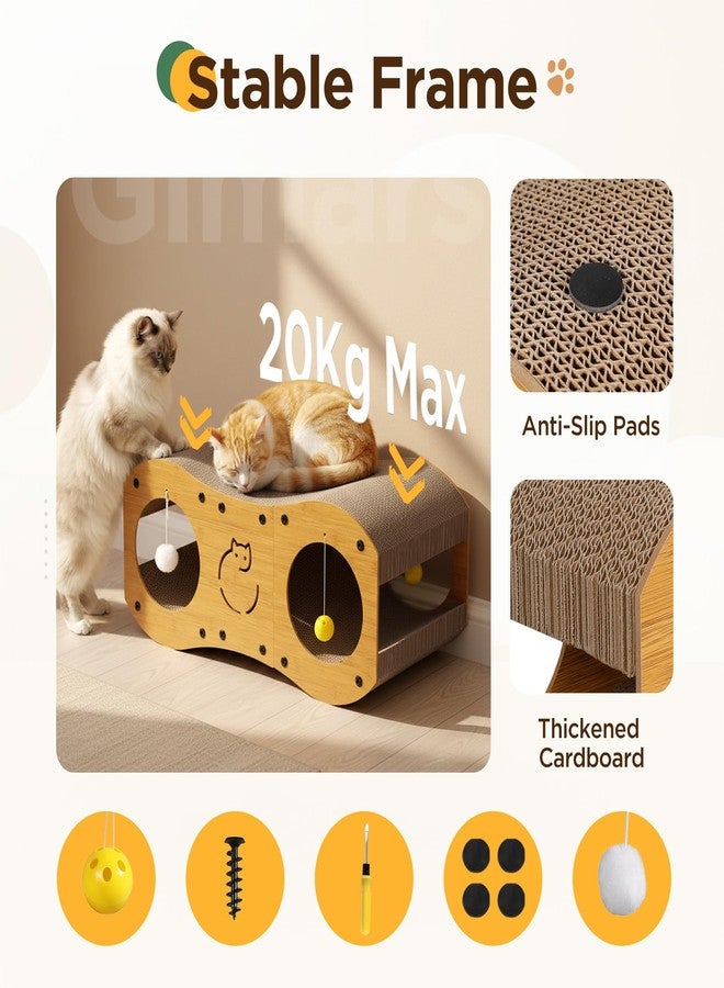 Gimars Wood Grain Irregular Cat House, MZB-8S-M - Image 4