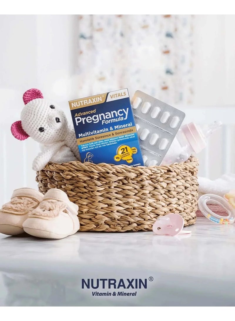 نوتركسين تركيبة نيوتراكسين المتقدمة للحمل، 21 فيتامينًا ومعادن، 30 قرصًا - Image 3