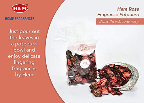 HEM Rose Potpourri 100g Natural Floral Fragrance for Home Dcor Room Freshener Mood Uplift LongLasting Rose Aroma for Relaxation Elegance 25 x 134 x 121 cm - Image 2
