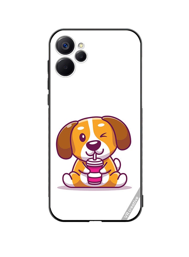 VR CREATIVE Protective Case Cover For Realme 9i 5G Cute Dog Design Multicolour - Image 1
