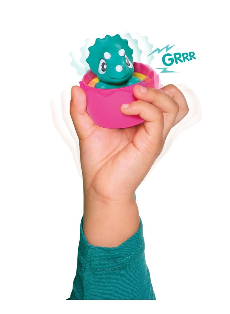 TOMY Toomies Dino Rescue Ranger: Interactive Brachiosaurus Trailer Set for Toddler Learning and Fun, Educational Toy, Motor Skills Development - Multicoloured - Image 4