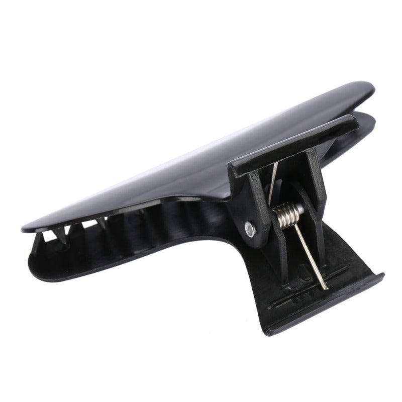 Hair Clip Set: Black Plastic Hair Clamps - Lightweight Tight Grip Hairpin for Women Daily Hair Styling & Sectioning - Image 3
