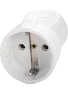 Viko Grounded Female Plug White 