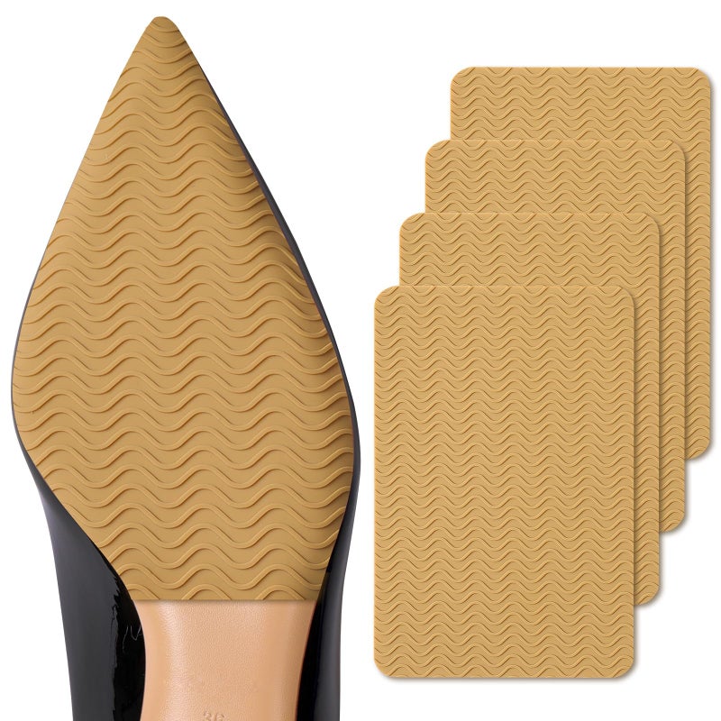 GQTJP Shoe Sole Bottom Protector, Self-Adhesive Grips, Non-Slip Pads, Sole Guard, Anti-Slip Grips for Bottom of Shoes - Image 1