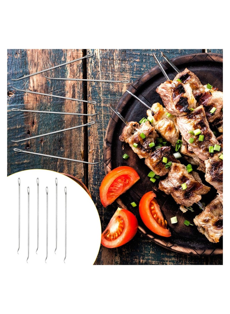 KASTWAVE Roasting Trussing Needles, Meat Trussing Needle Stainless Steel Cooking Needles Poultry Trussing Needle for Securing Stuffed Turkey, Chicken, Roasts and Rolled Meats Supplies (10 Pieces) - Image 5