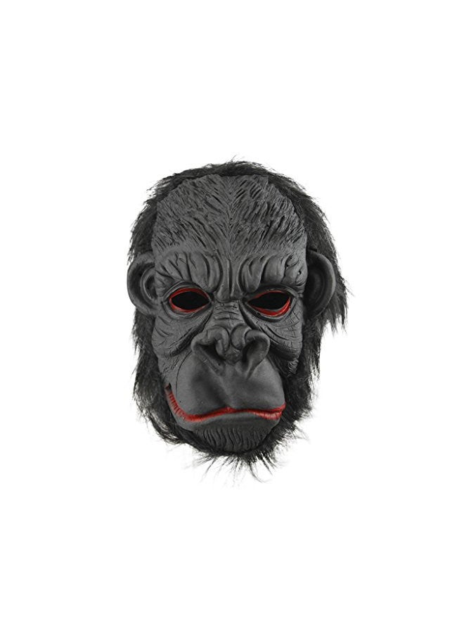 BXT Halloween Party Cosplay Costume Porps Smile Gorilla Ape Full Head Mask Latex Animal Head Fancy Dress Costume Props - Image 1