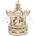 ROKR 3D Wooden Puzzles Music Box DIY Model Building Kit Mechanical MerrygoRound Exquisite Display Gifts for Teens ManWoman Family - Image 2