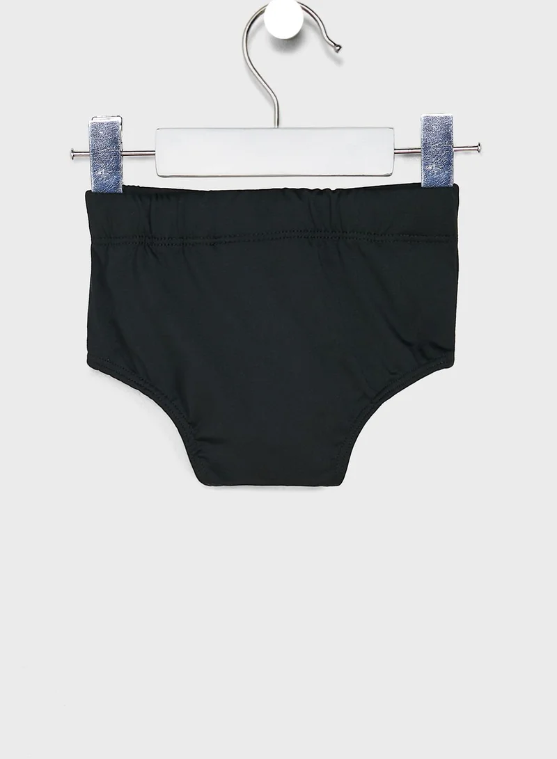 Quimby Infant Slogan Swim Trunks