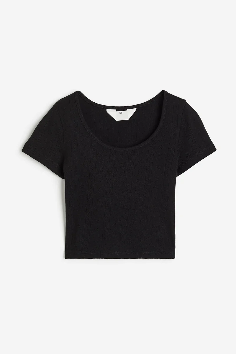 اتش اند ام Kids Pointelle Jersey Top