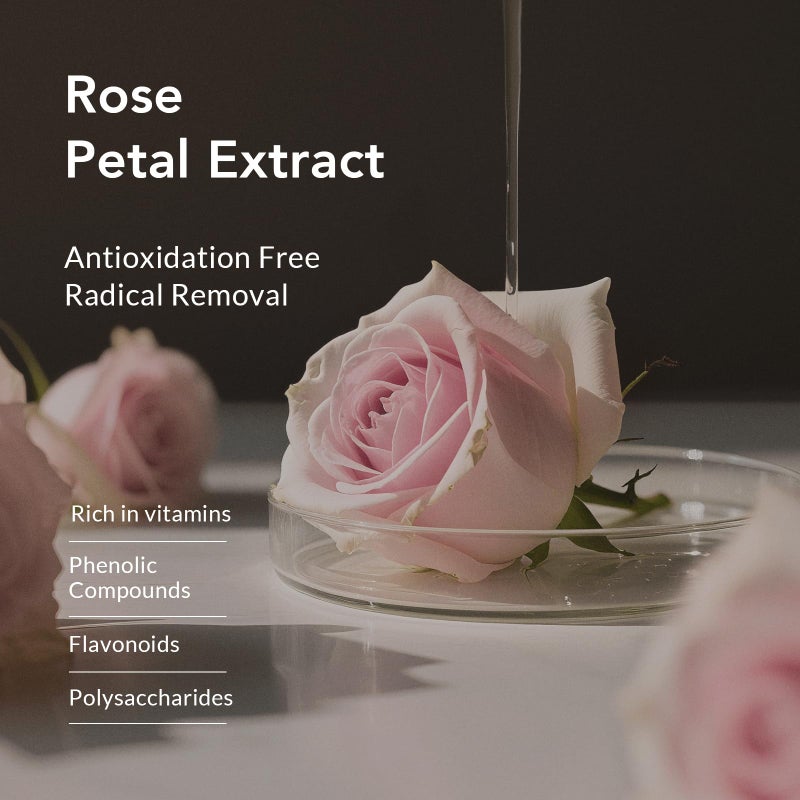 Kustie Rose Petal Body Wash - Real Petals, Rose Water & Essential Oil for Deep Nourishing, Dewy & Silky-Smooth Skin with Hyaluronic Acid, Free From Paraben, Sulfate & Phthalate, 16.9 Fl Oz - Image 3