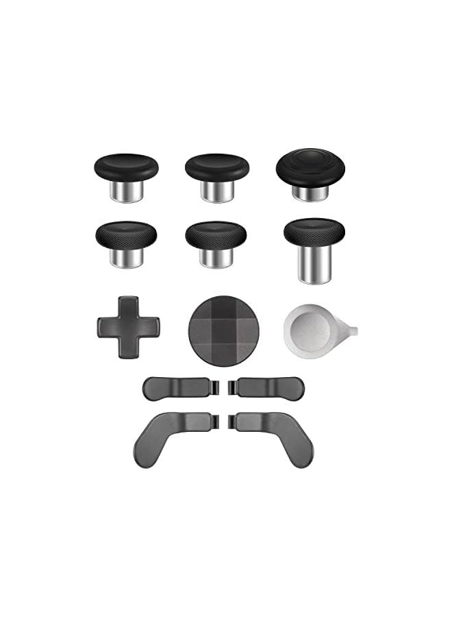PROMASS Accessories for Elite Controller Series 2-13 in 1 Replacement Paddles Thumbsticks Joystick Analog Sticks Parts Repair Kit Component Set with 2 D-Pads, 1 Tool - Image 1