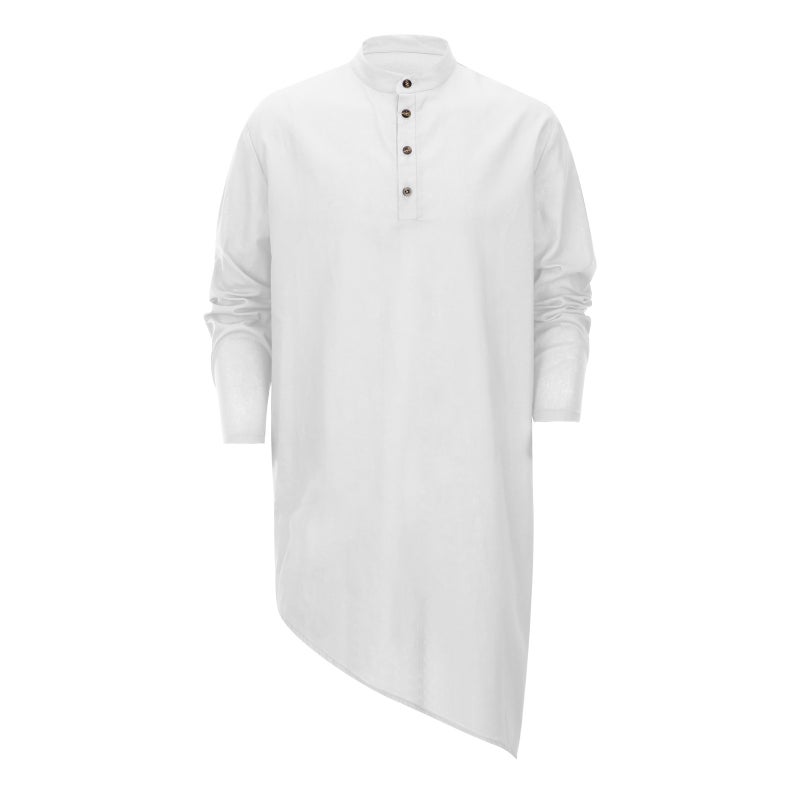 Selling Arabic Style Fashionable Simple Long Men'S Shirt Muslim Robe For Men - Image 1