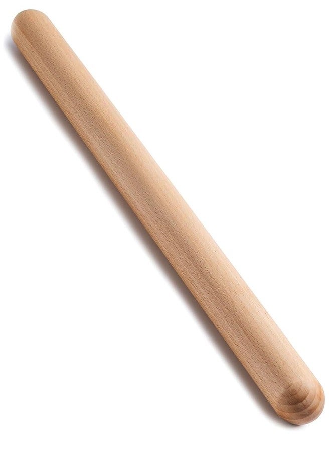 Lmoszuak 17.78 Inches French Rolling Pin,Extra-long Wood Rolling Pin for Baking,Classic Wooden Dough Roller for Fondant Pizza Pie Crust Cookie Pastry, Essential Kitchen Utensil,（Beech wood） - Image 1
