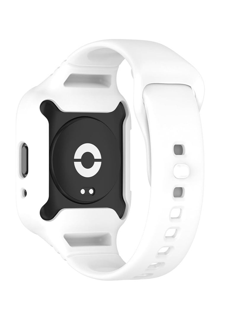 Generic - Watch Band with Case, Silicone Replacement Strap and Silicone Protective Case and Wrist Straps Compatible with Redmi Watch 3 lite Smart Watch - Image 1