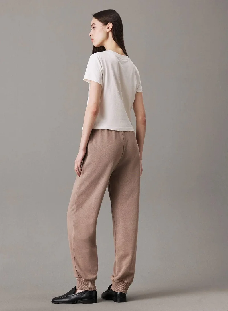 Calvin Klein Jeans Washed Cotton Terry Joggers