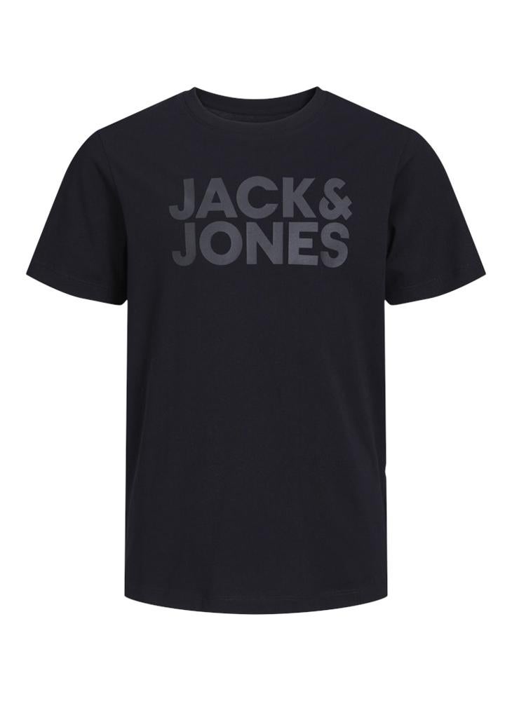 Jack & Jones Junior Kids Jjecorp Logo Crew Neck T-Shirt - Image 5