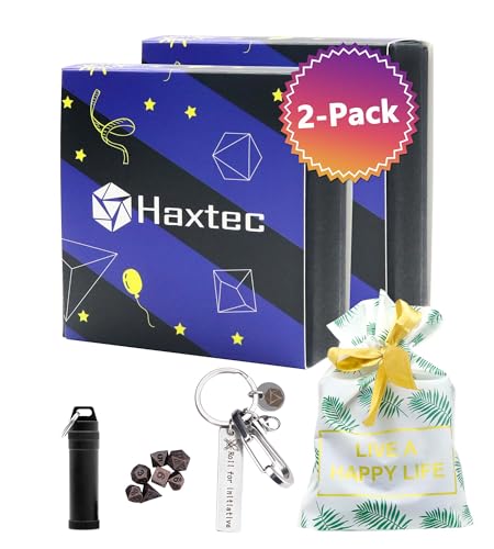 Haxtec Mini Dice Set Tiny Small Metal DND Dice Set with Portable Keychain Case Compatible with Dungeons Dragons for DND Gift Thoughtful Stocking Stuffers - Image 5