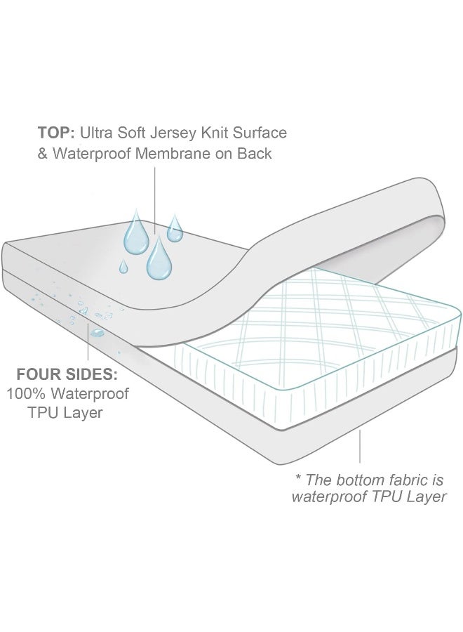 Moonsea Moonsea Zippered Waterproof Mattress Protector Full  - Image 3
