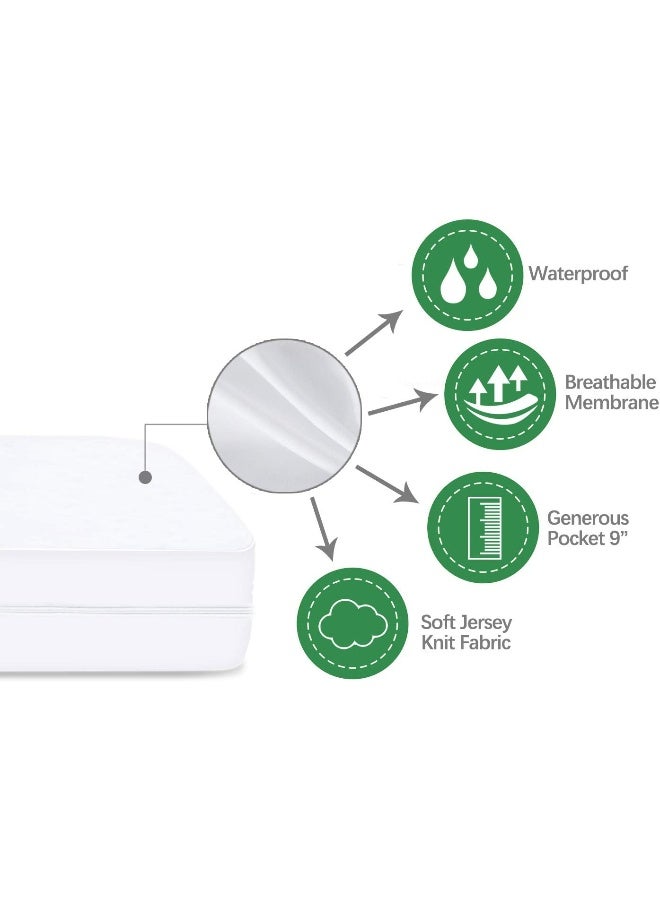 Moonsea Moonsea Zippered Waterproof Mattress Protector Full  - Image 4