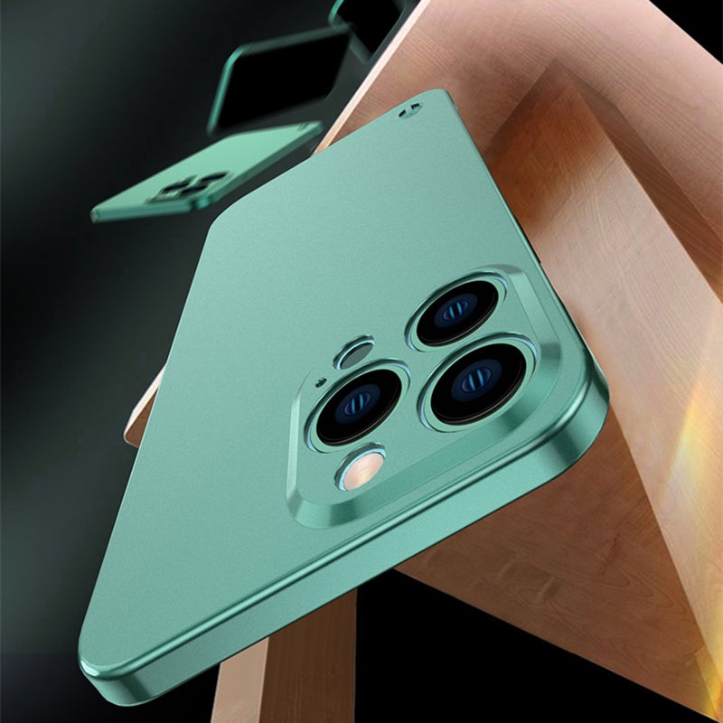 HuHa Case Cover For iPhone 13 Pro Electroplating Frosted Frameless Phone Case (Black) - Image 5