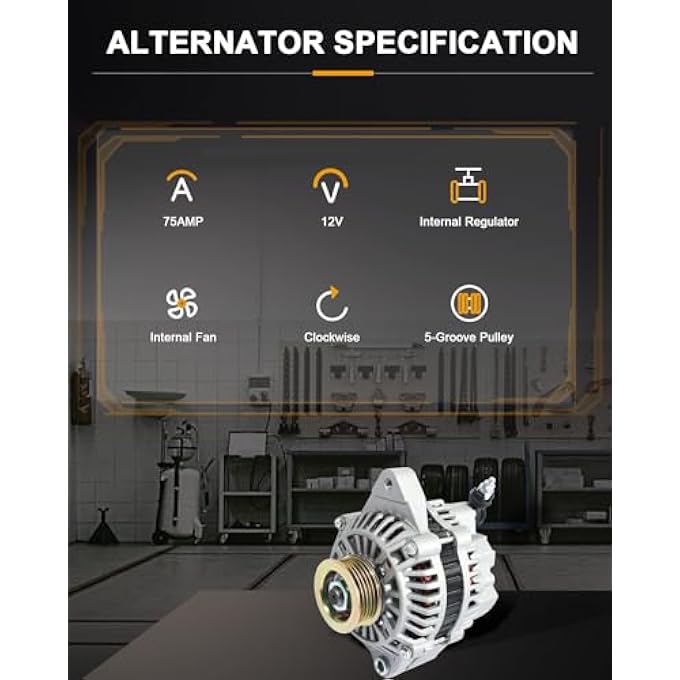 ROADFAR New Alternator Replacement for 1999-2004 for Chevrolet Tracker 1999-2004 for Suzuki Vitara 13781 - Image 5