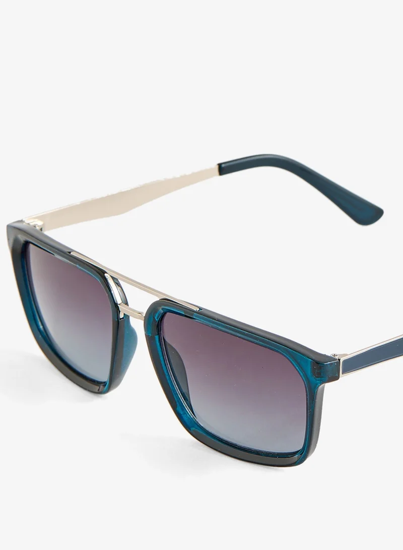 Redtag Men’s Metal & Plastic Aviator Sunglasses – Assorted