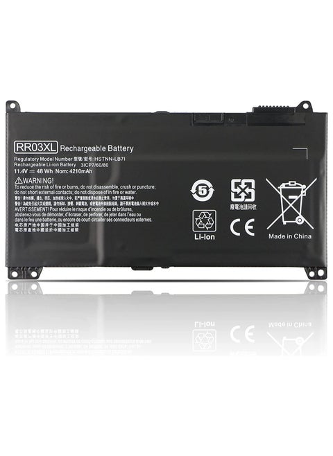 New RR03XL Laptop Battery for HP ProBook 430 440 450 455 470 G4 G5 Mobile Thin Client MT20 MT21 Series HSTNN-PB6W HSTNN-LB7I HSTNN-LB71 HSTNN-UB7C HSTNN-I74C 851477-421 851477-541 851477-831 48Wh