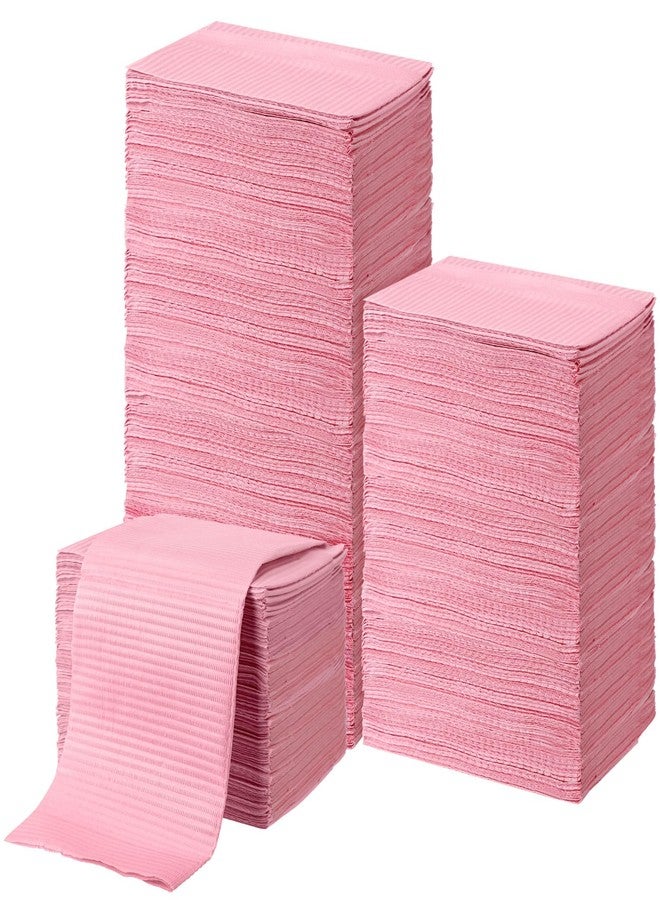 Threlaco 100pcs Disposable Changing Liner 2-ply Baby Changing Station Pad Disposable Changing Pads Diaper Changing Mat Portable Sanitary Liner Refills for Commercial Restrooms (Pink) - Image 1