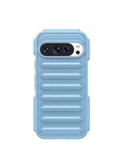 For Google Pixel 9 Capsule Series Candy Color TPU Phone Case(Blue)