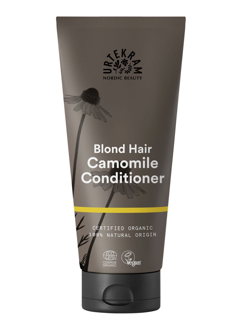 Urtekram Organic Camomile Conditioner For Blond Hair, 180ml - 100% Organic & Vegan - Silicone & Paraben-Free - Image 1