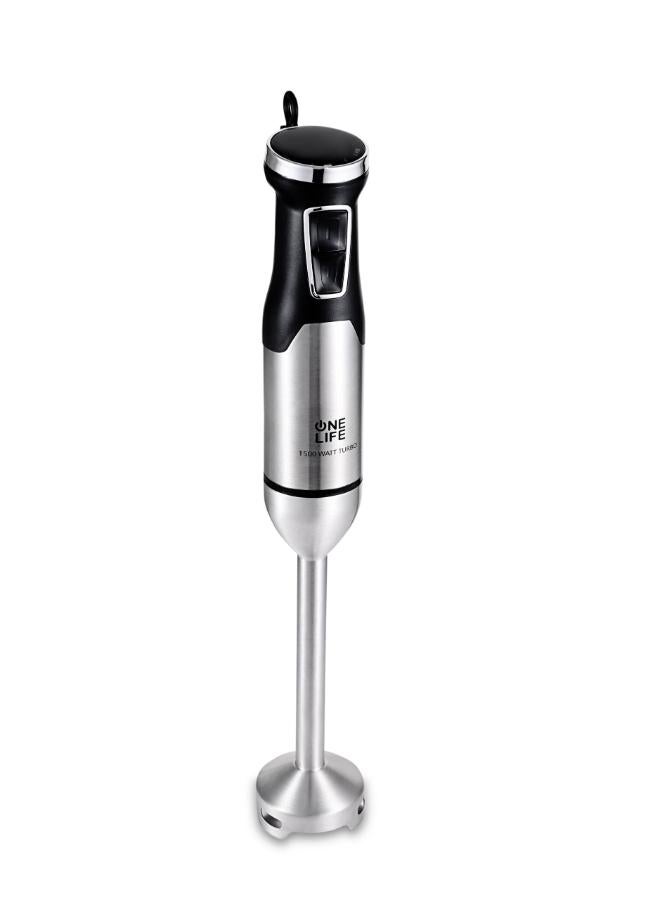 ONE LIFE Stainless Steel Hand Blender With 5 Speeds - Image 3