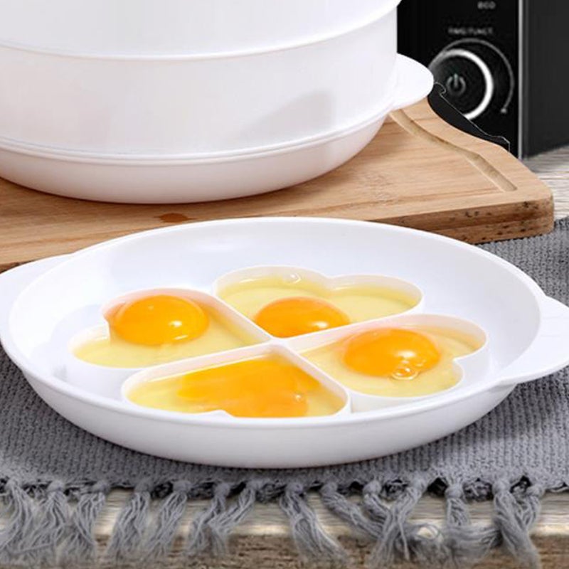 🍳 قالب سلق البيض مصنوع من مادة البولي بروبلين المتينة سهل الاستخدام لإفطار صحي - Image 3