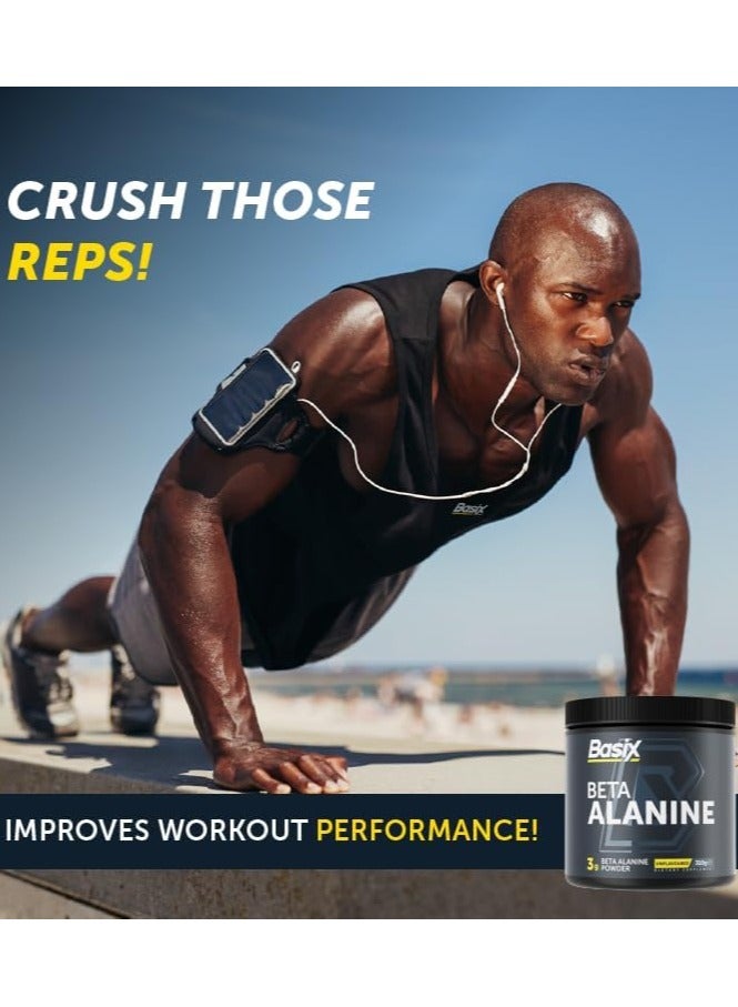 Basix Beta Alanine Powder - Unflavored - (310g ) - Image 5