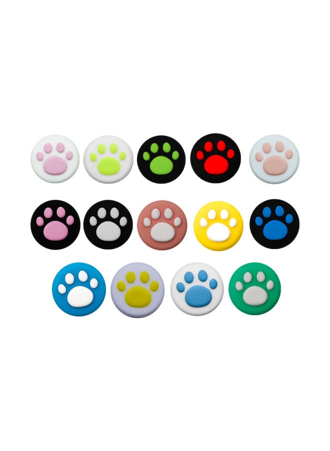 Switchlite Cat Claw Button Cap Switch/OLED Cat Claw Gamepad Rocker Cap NS Mushroom Head-Product Color:White Powder - Image 3